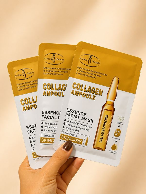 Mascarilla facial de colageno