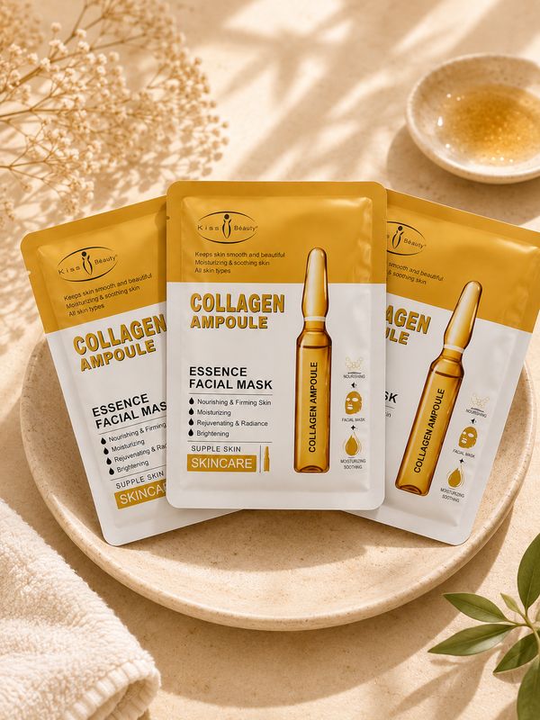 Mascarilla facial de colageno