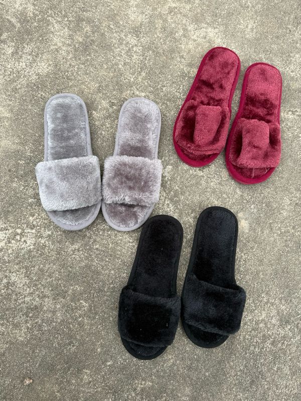 Pantuflas peluditas
