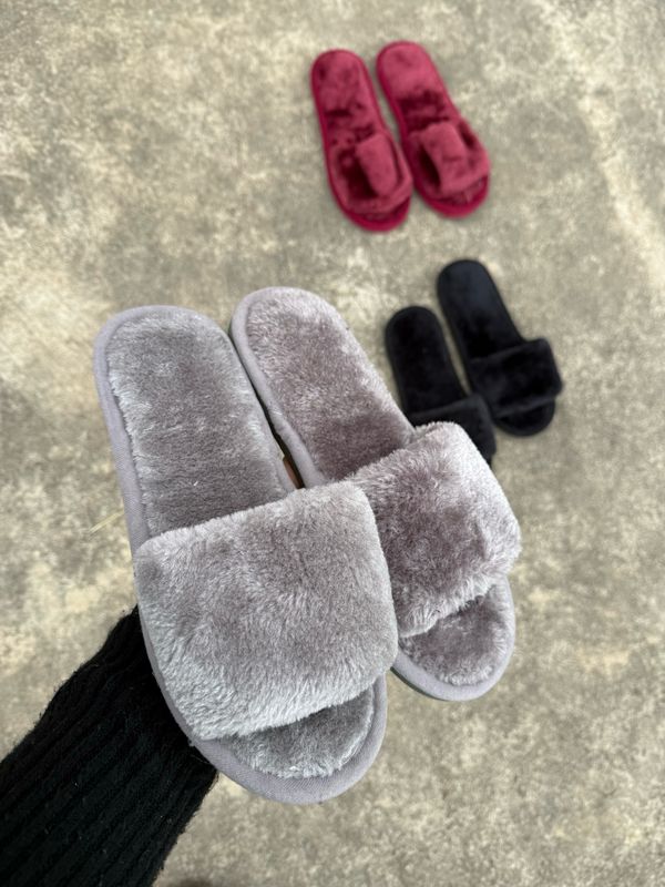 Pantuflas peluditas