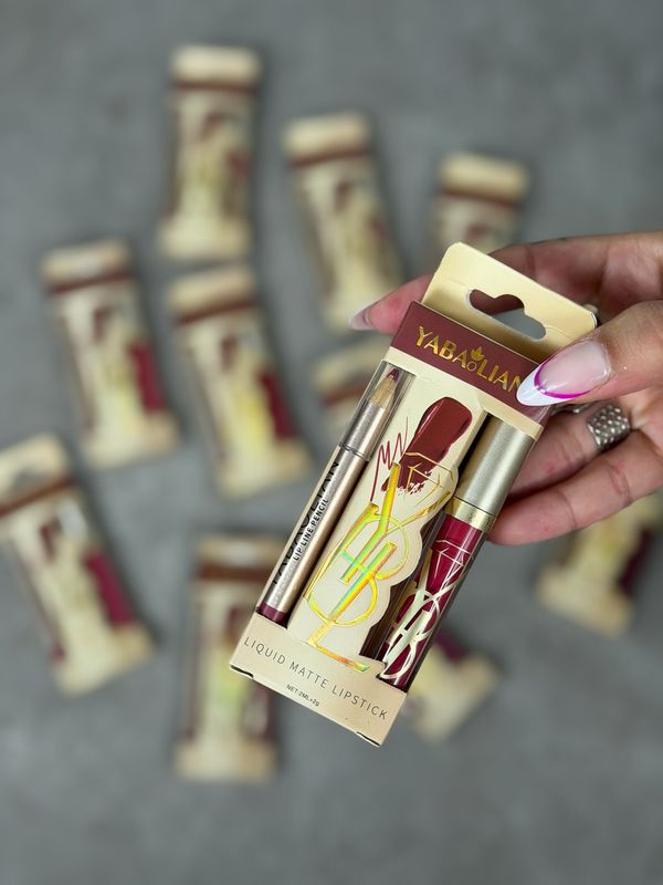 Labial liquido mate mas delineador