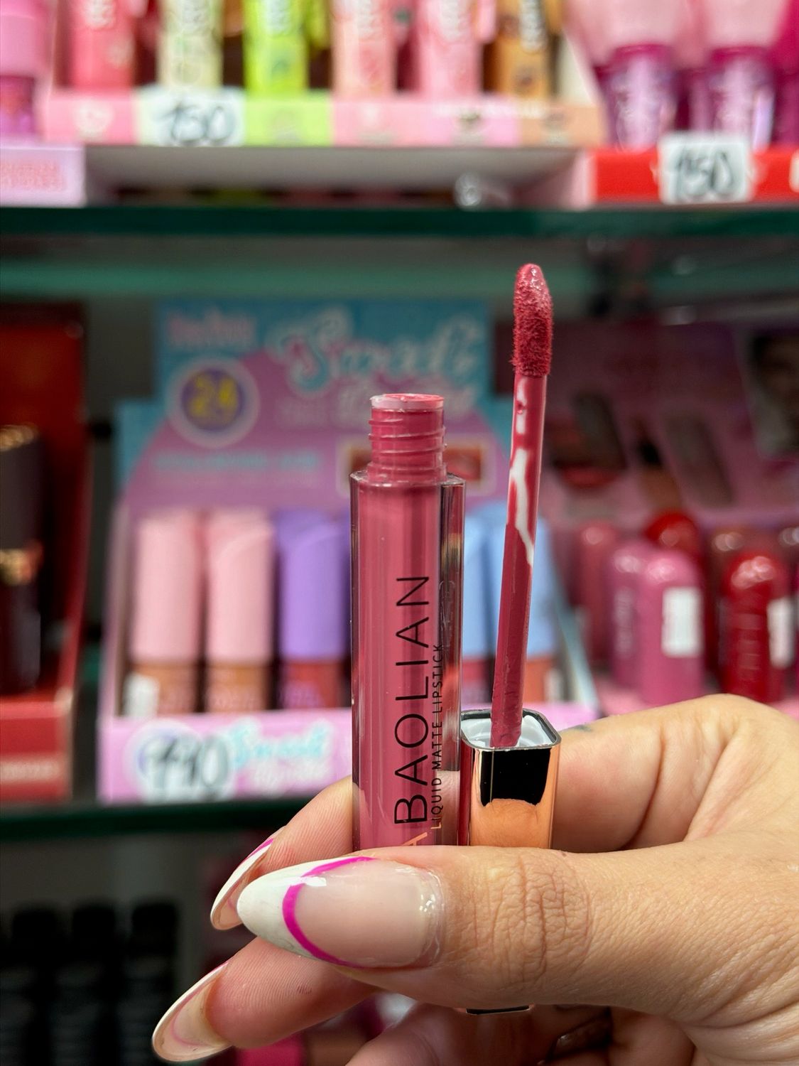 Labial liquido mas delineador
