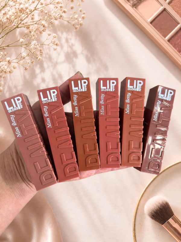 Labial lip gloss tonos mate