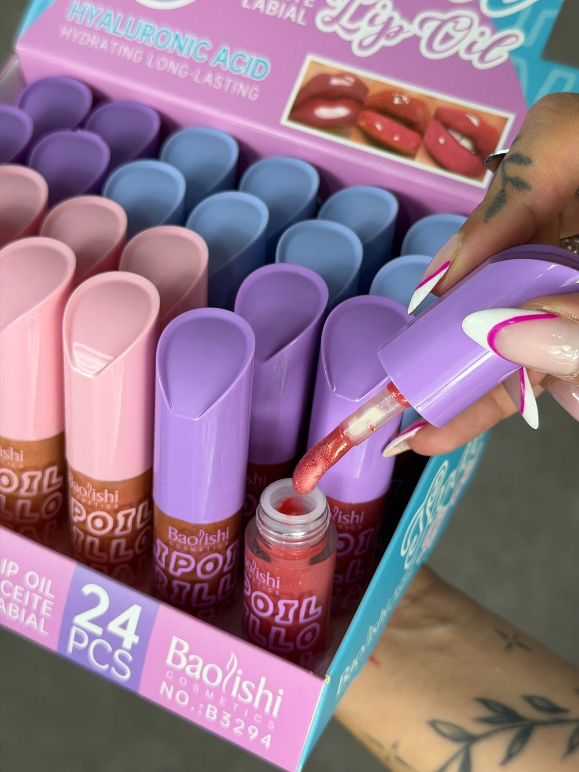 Lip gloss con brillitos Lip gloss con brillitos