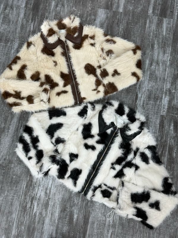 Campera peludita manchada