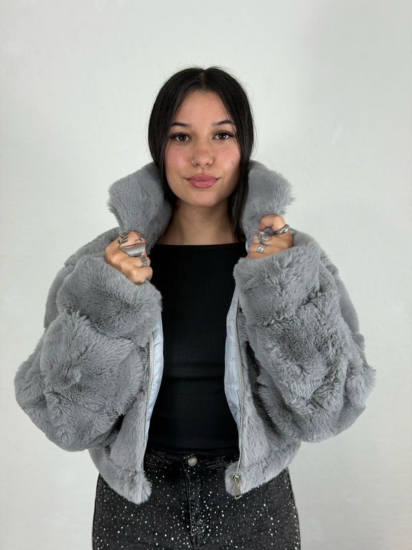 Campera Peludita Bomber