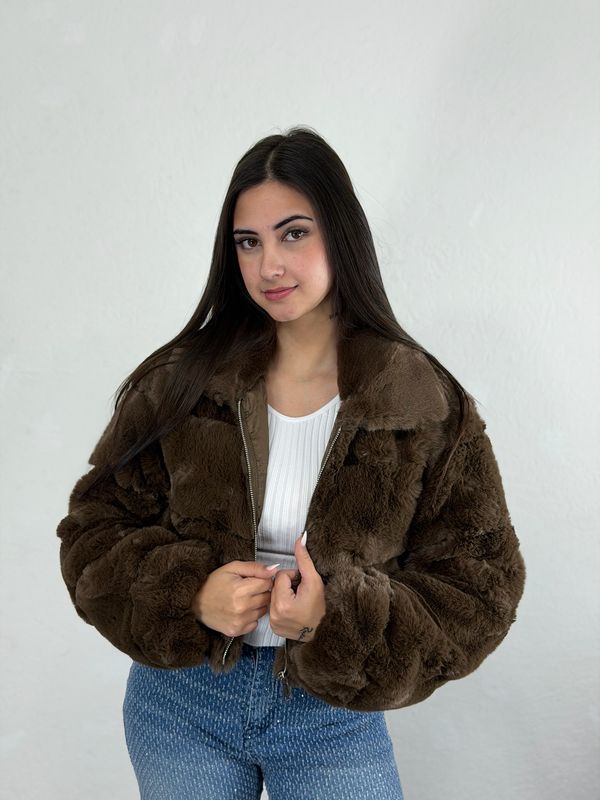 Campera Peludita Bomber