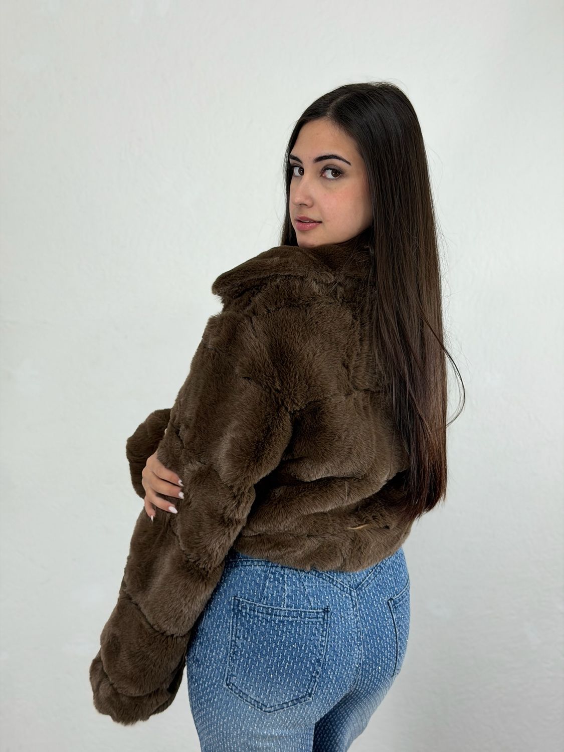 Campera peludita bomber