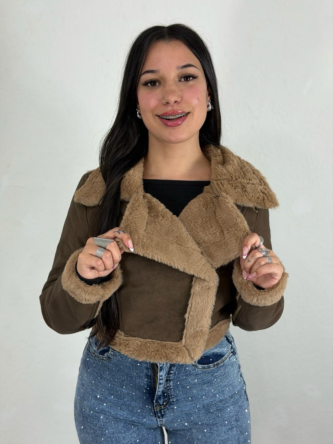 Campera gamulan con corderito