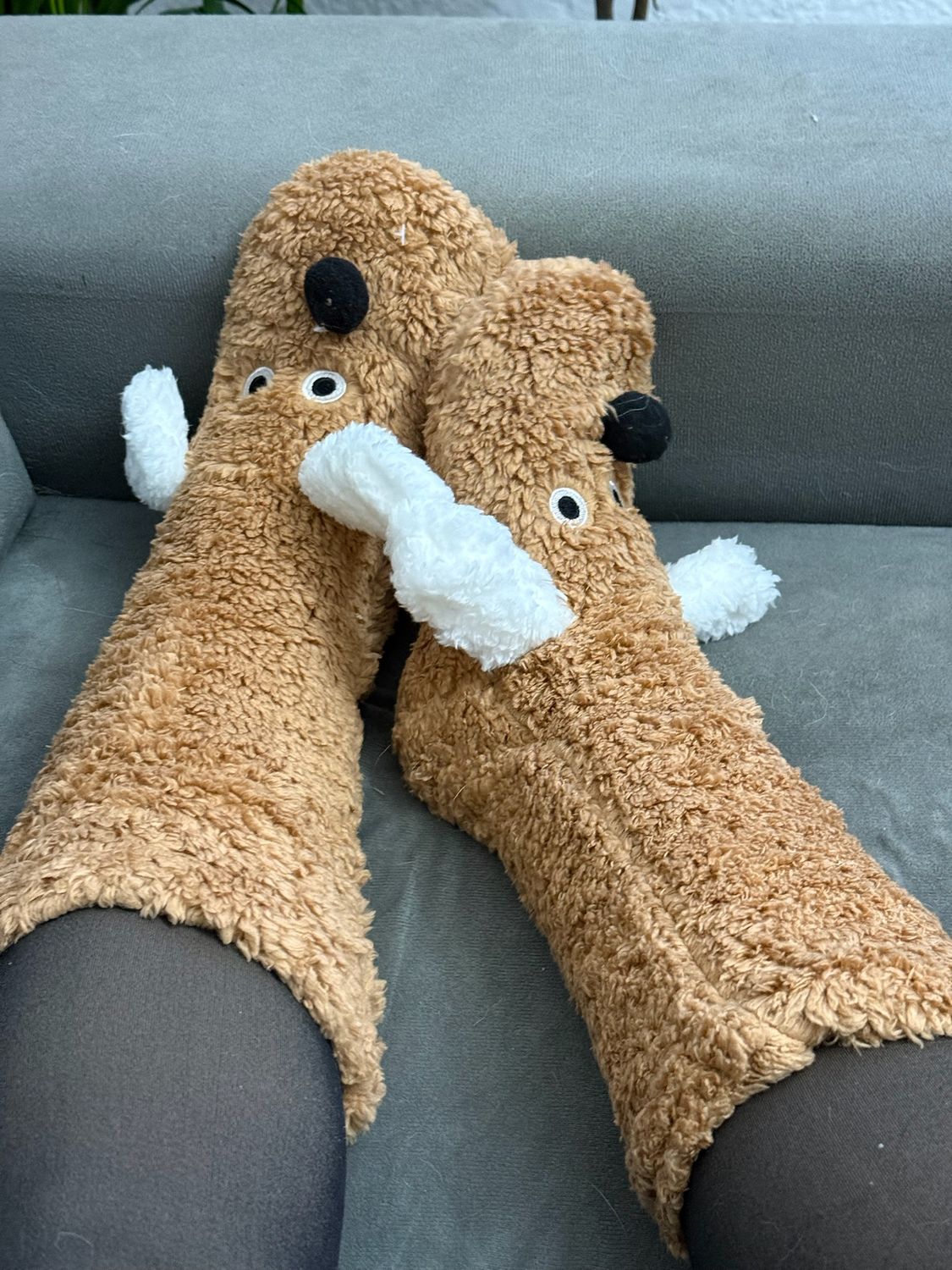 Par de Medias peluditas de Perrito
