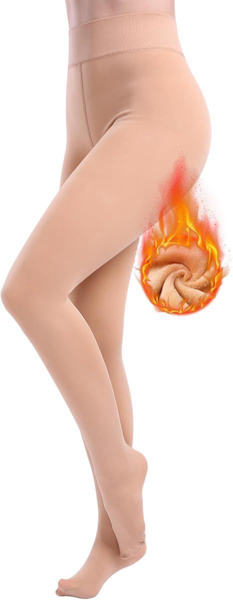 Panty termica color beige liso