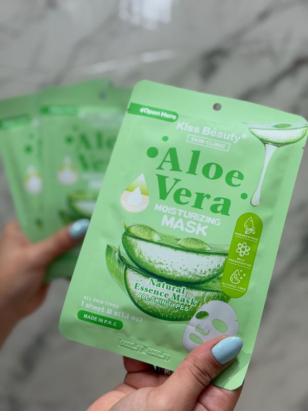 Mascarilla hidratante de aloe vera