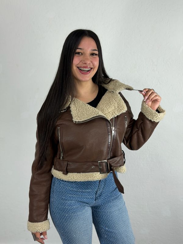 Campera Gamulan con Cinto