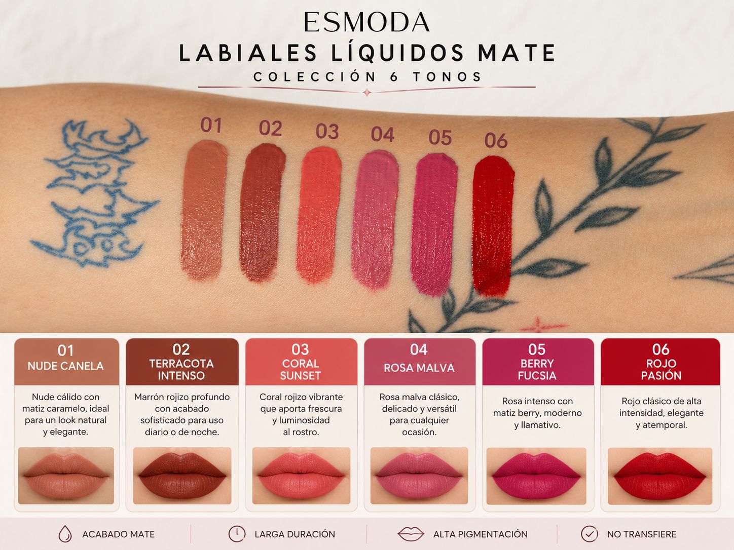 Labial Gloss Matte liquido