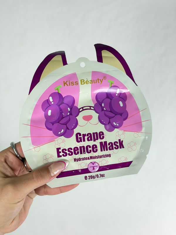 Mascarilla facial hidratante uva