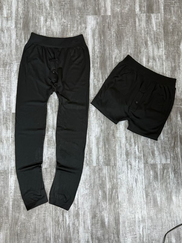 Calza termica masculina color negra