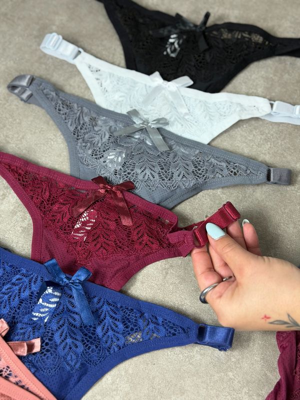Conjunto de sutien y colaless por mayor ($190 c/u paquete mínimo de 12 unidades)