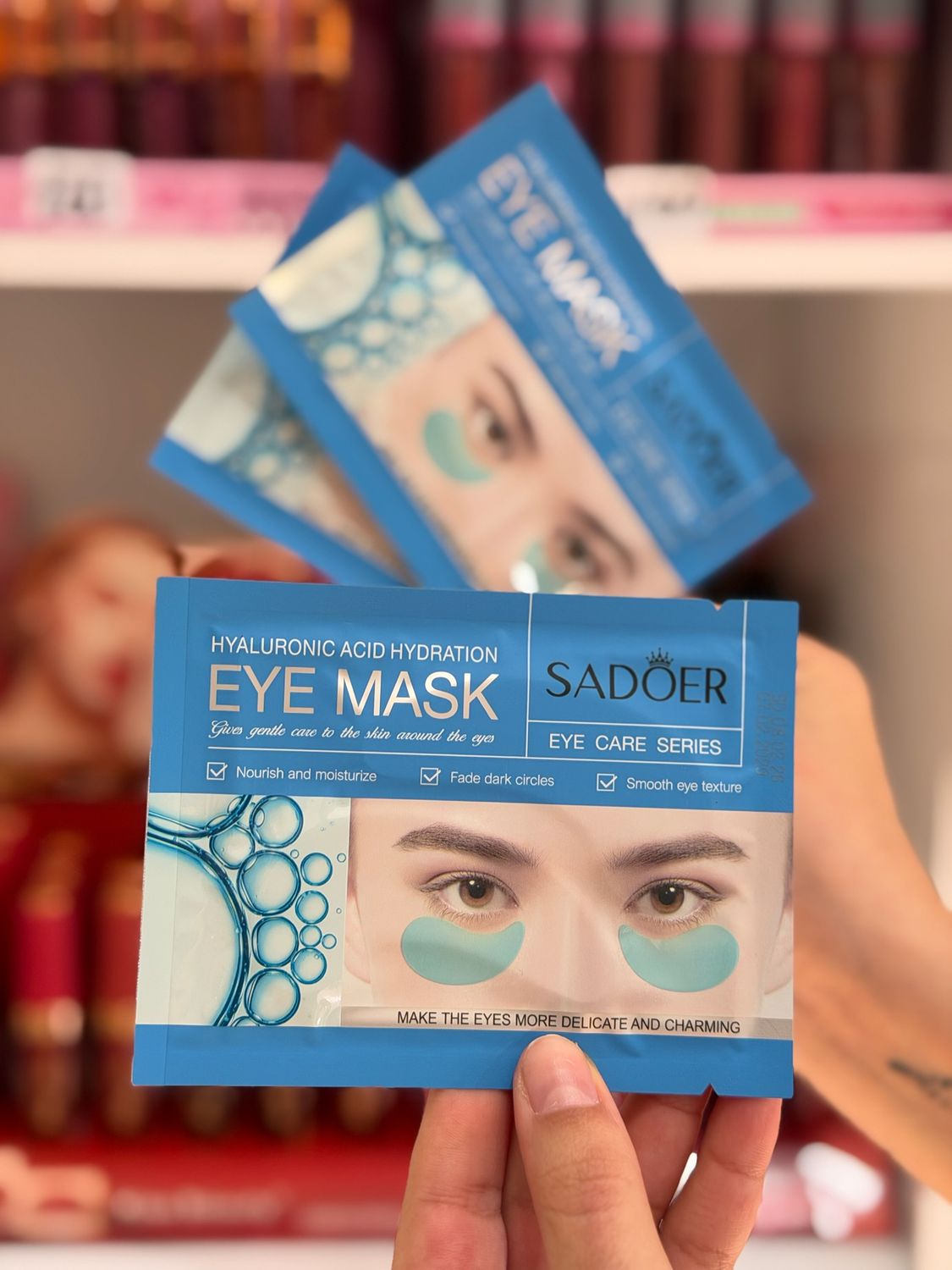 Mascarrilla parche para ojos de acido hialuronico Mascarrilla parche para ojos de acido hialuronico
