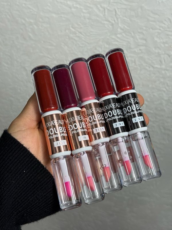 Labial 2 en 1 gloss y labial Mate liquido