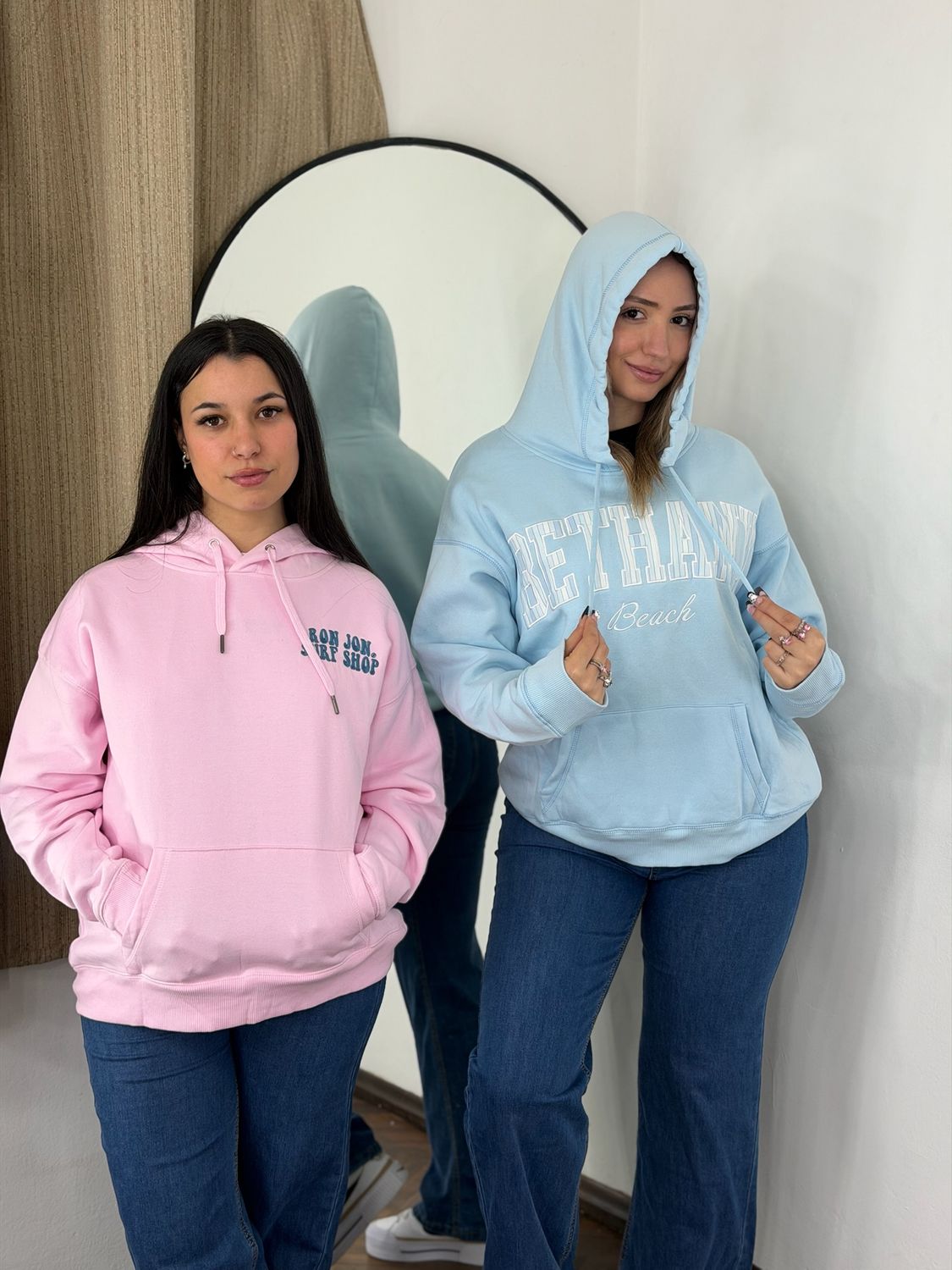 Canguro estampado afelpado