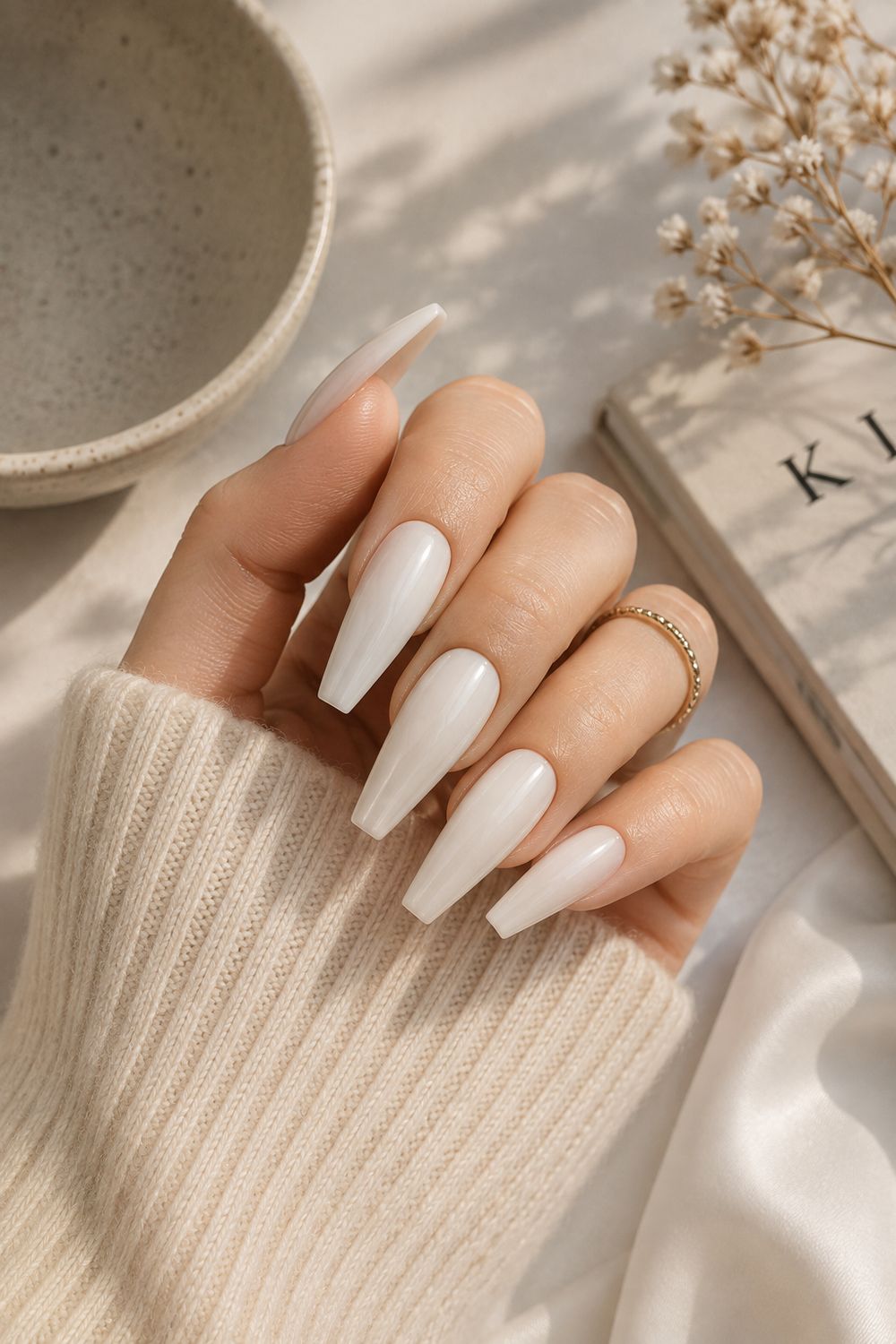 Uñas postizas press on diseño ballerina