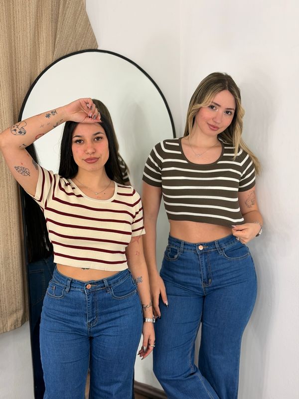 Remera con lineas