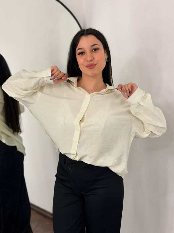 Camisa con brillos