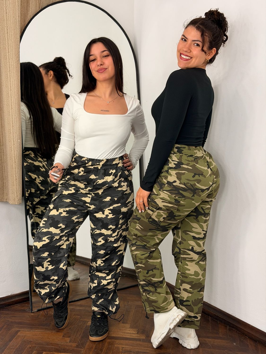 Pantalon cargo camuflado