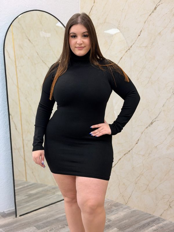Vestido de hilo mangas largas