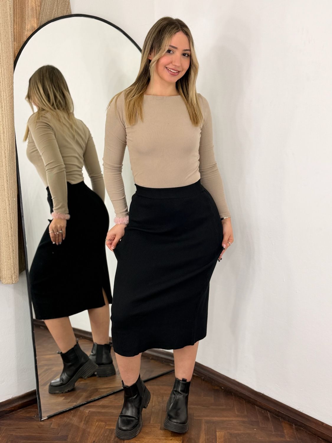 Pollera maxi de hilo