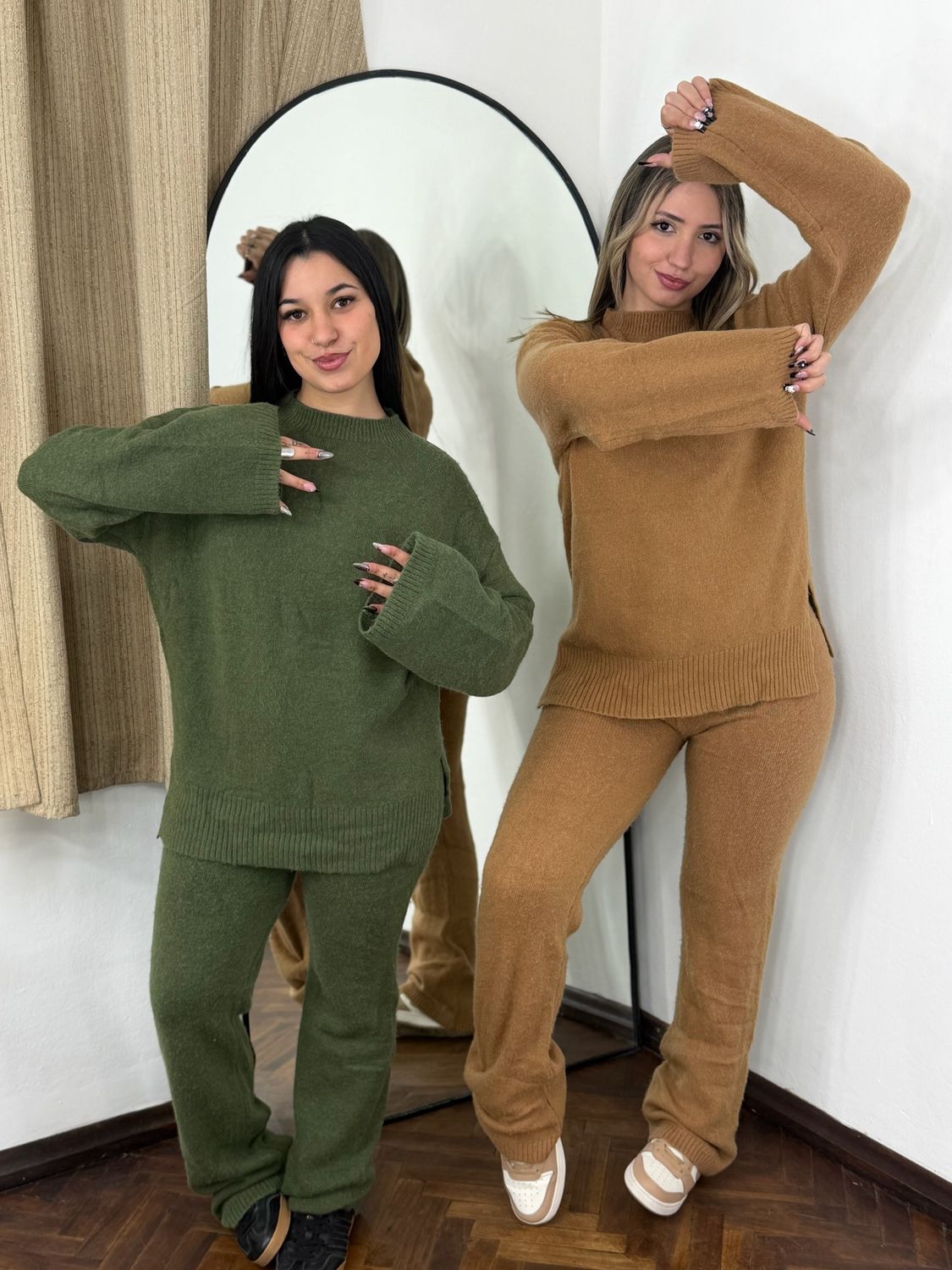 Conjunto de palazo y buzo de hilo
