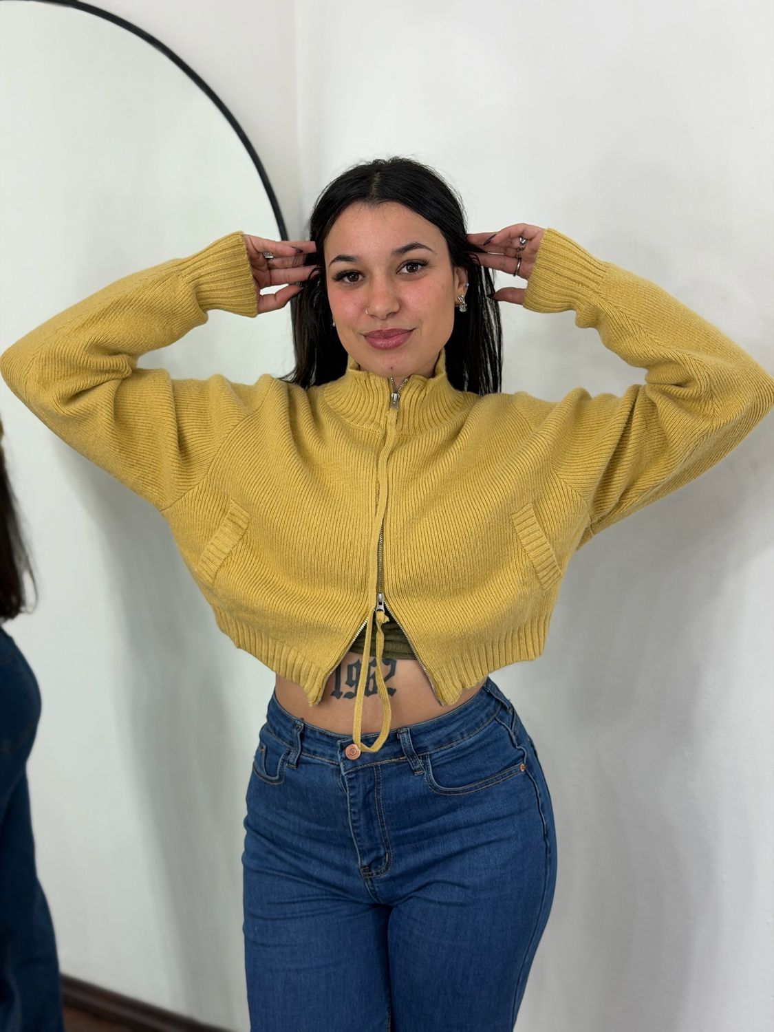 Campera con cierre
