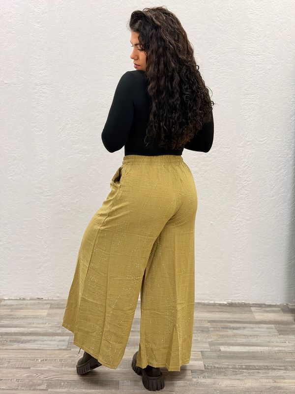 Maxi palazo con brillos
