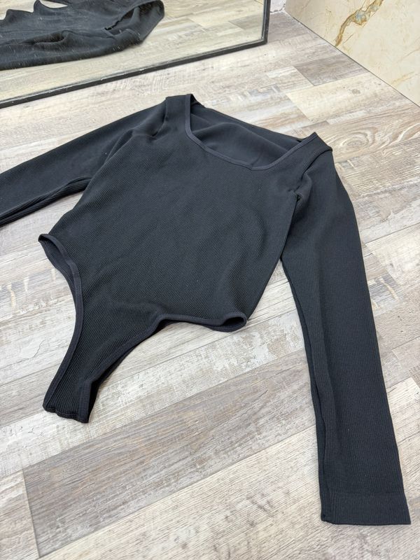 Body mangas largas moldeador negro
