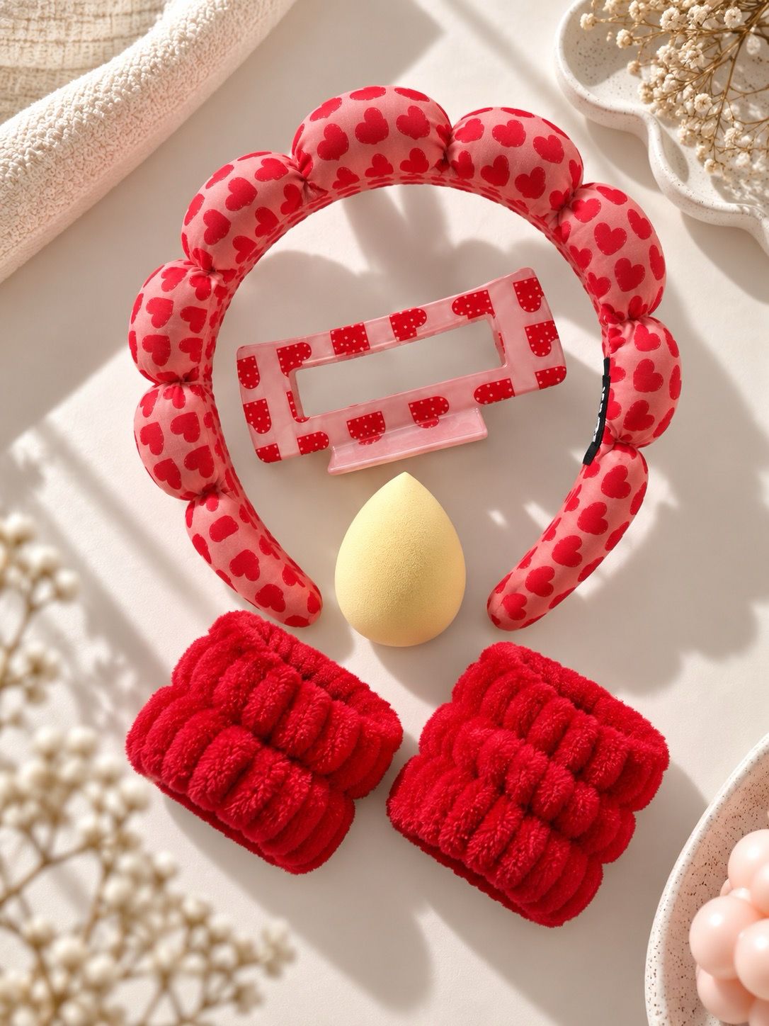 Set de diadema,vincha y pinza