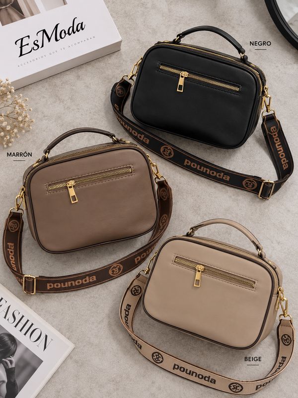 Cartera bandolera de ecocuero