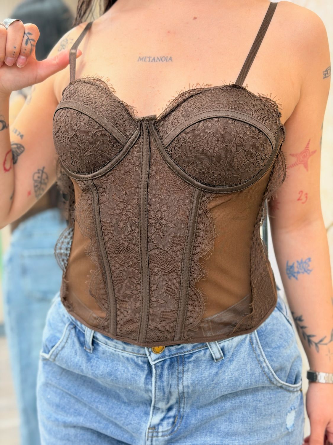 Corset con encaje Corset con encaje