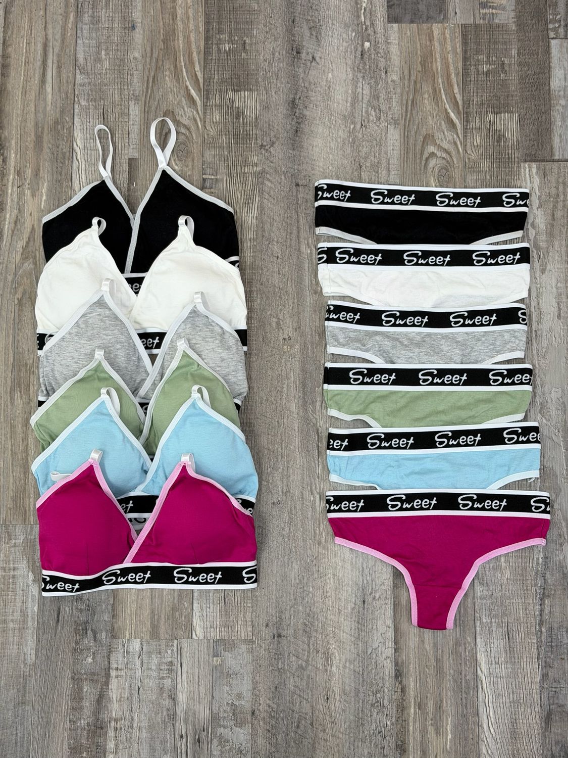 Conjunto de sutien y colaless