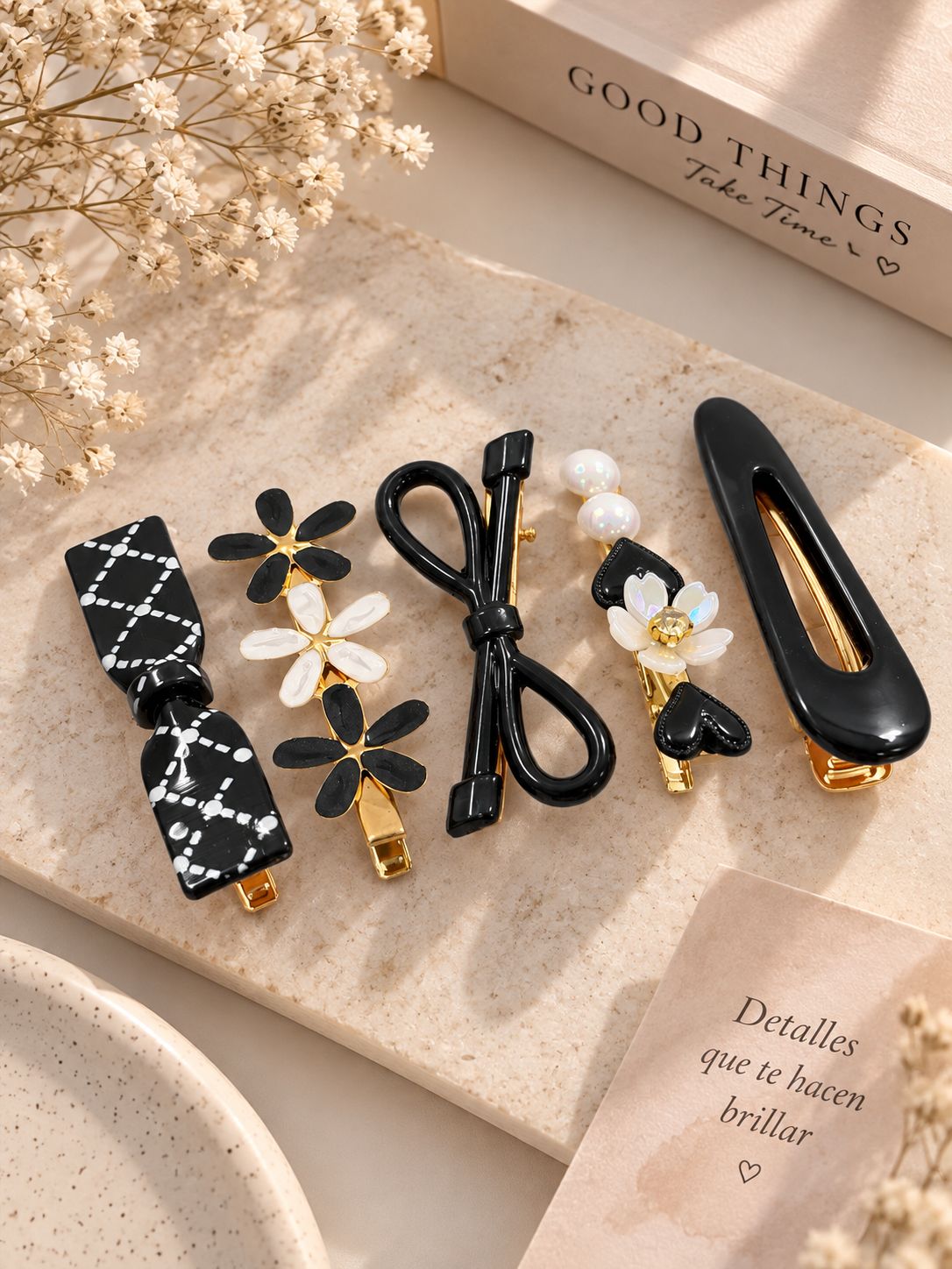 Set de pinzas para el cabello