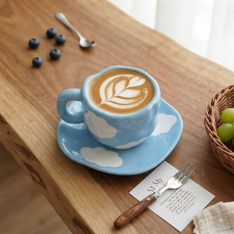 Taza de ceramica nude
