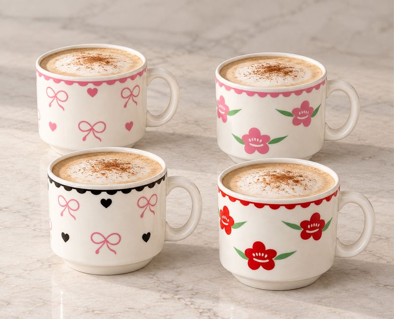 Set de tazas de ceramica Set de tazas de ceramica