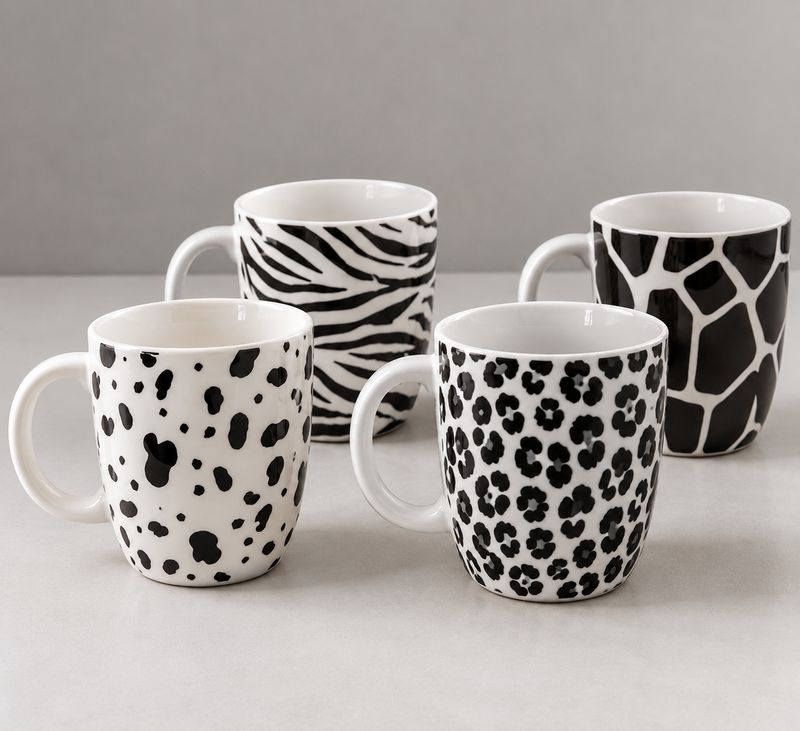 Taza diseños blanco y negro Taza diseños blanco y negro