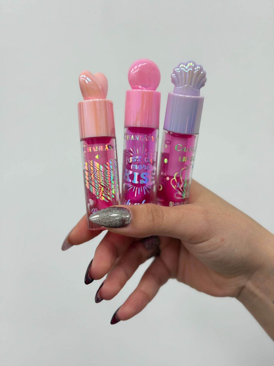 Gloss Magico Rosado x mayor ($90 c/u paquete minimo de 24 unidades)