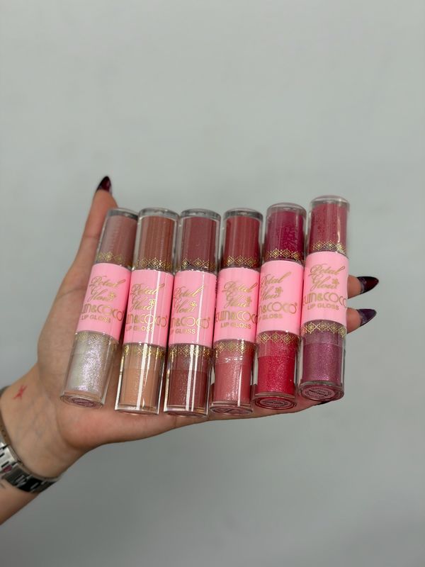 Labial 2 en 1 con gloss y Labial Mate