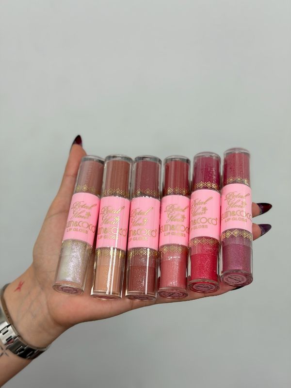 Labial 2 en 1 con gloss y Labial Mate