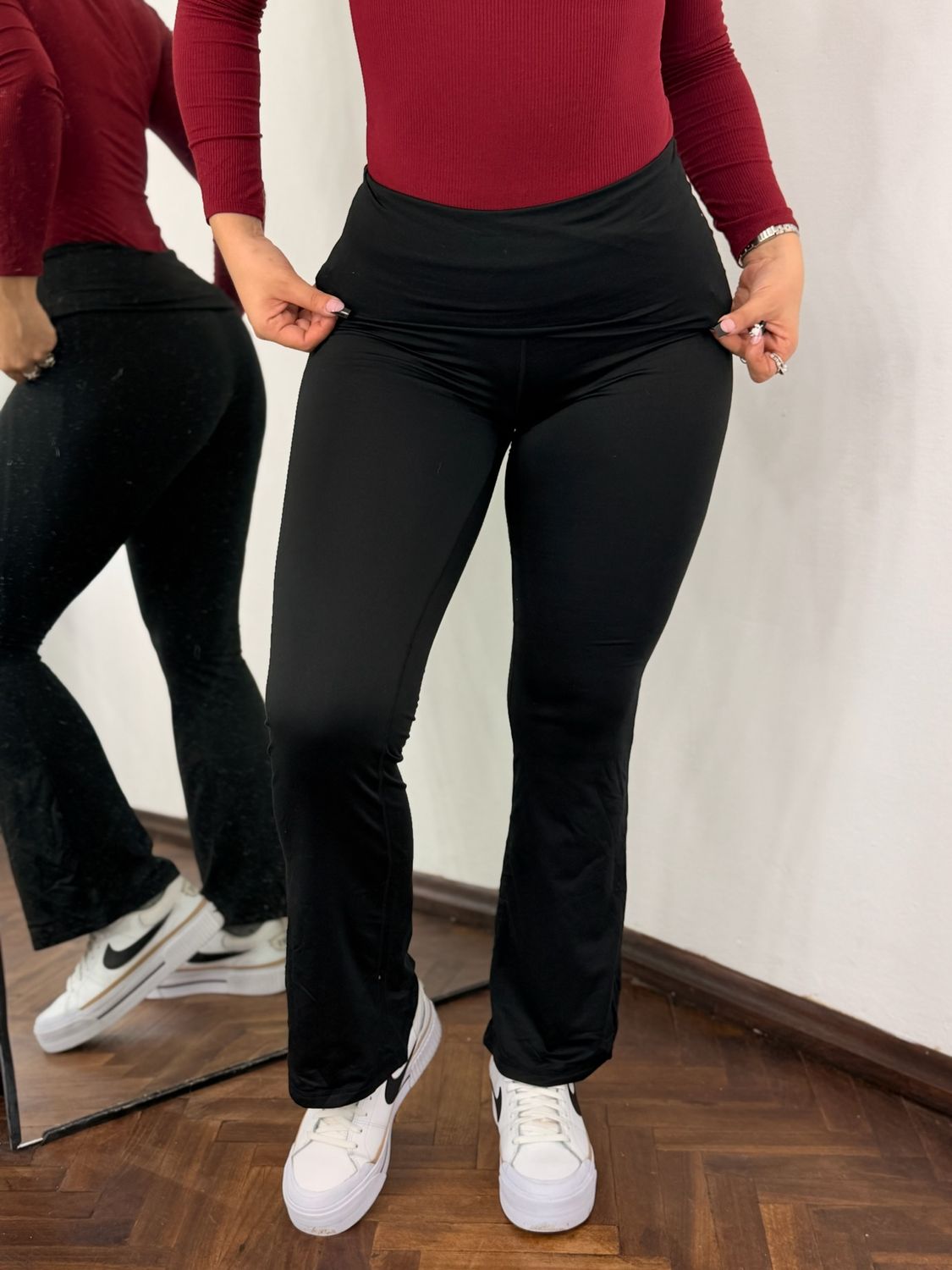 Calza oxford deportiva de cintura alta por mayor ($300 c/u paquete mínimo de 12 unidades)