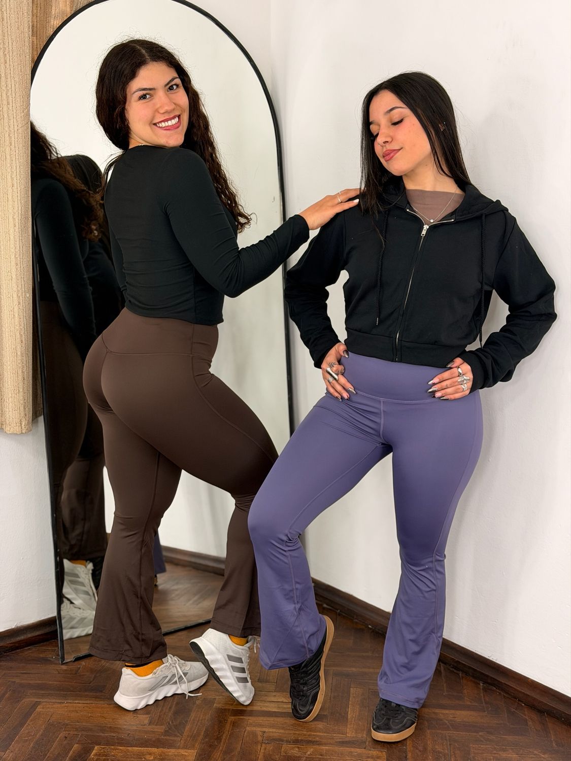 Calza oxford deportiva de cintura alta por mayor ($340 c/u paquete mínimo de 12 unidades)