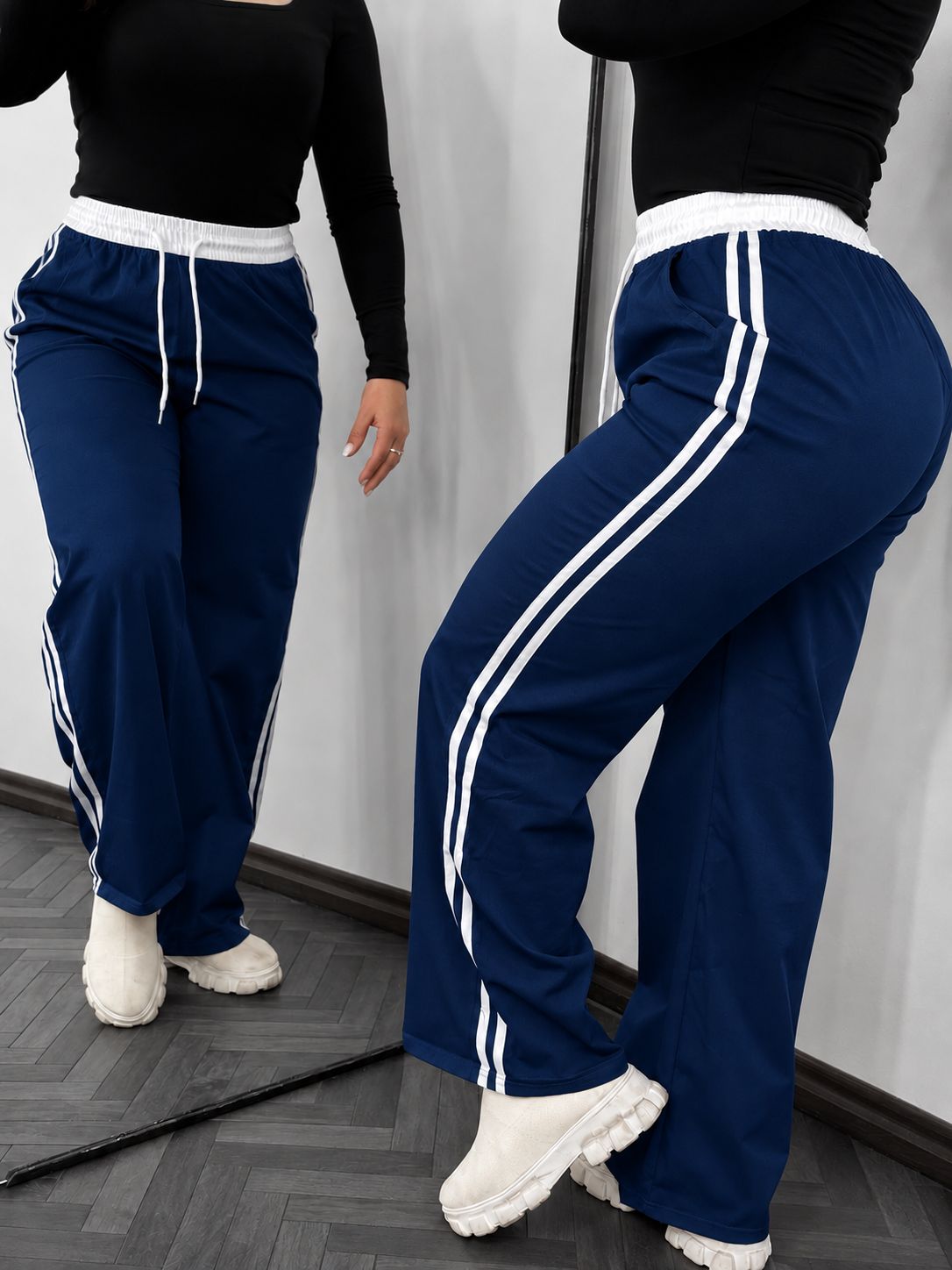 Pantalon deportivo con lineas por mayor ($390 c/u paquete mínimo de 12 unidades)