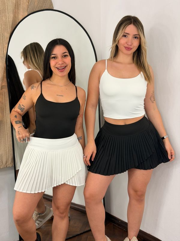 Pollera short deportiva por mayor ($450 c/u paquete mínimo de 12 unidades)