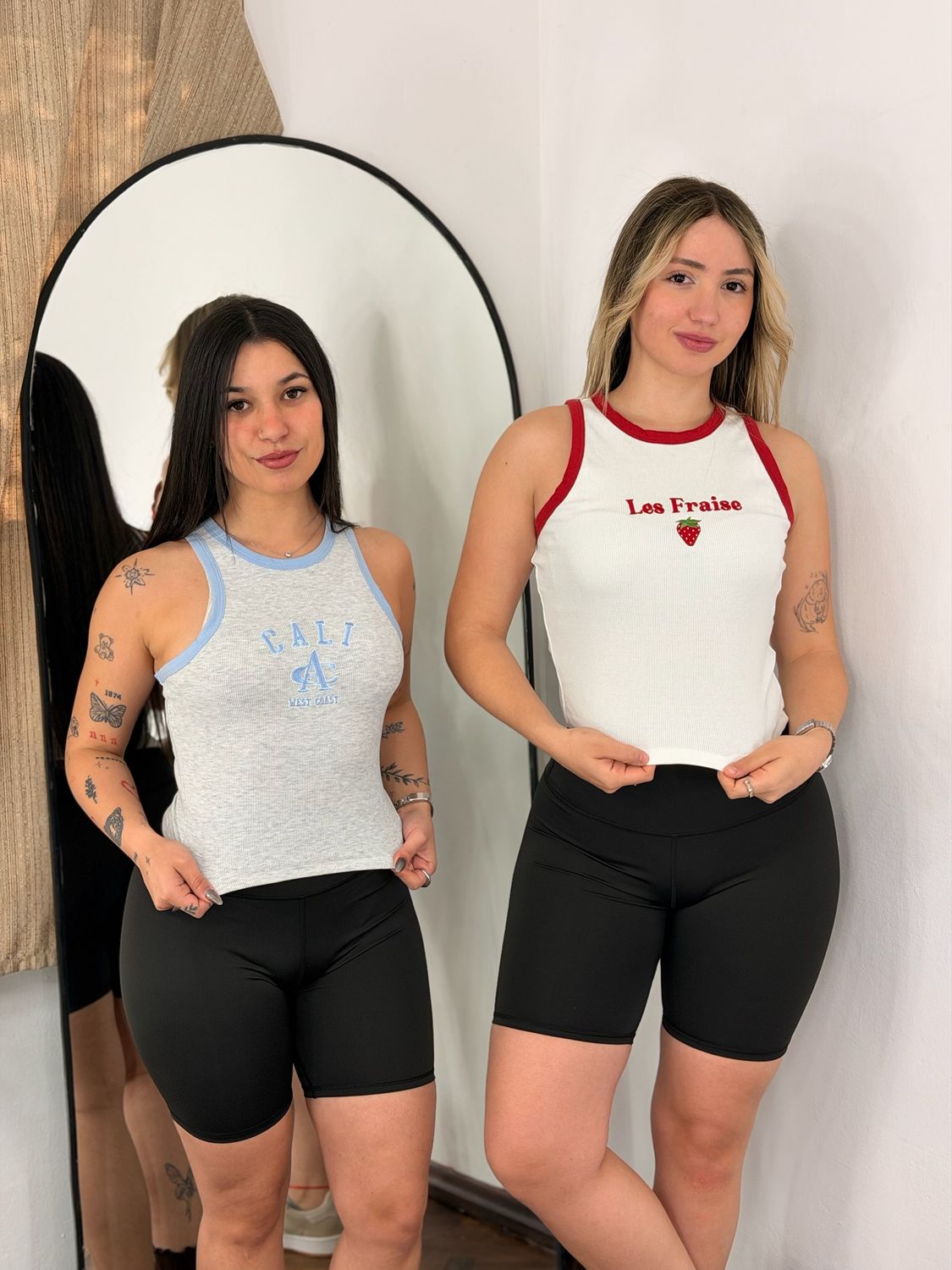 Musculosa deportiva estampada por mayor ($150 c/u paquete mínimo de 12 unidades)